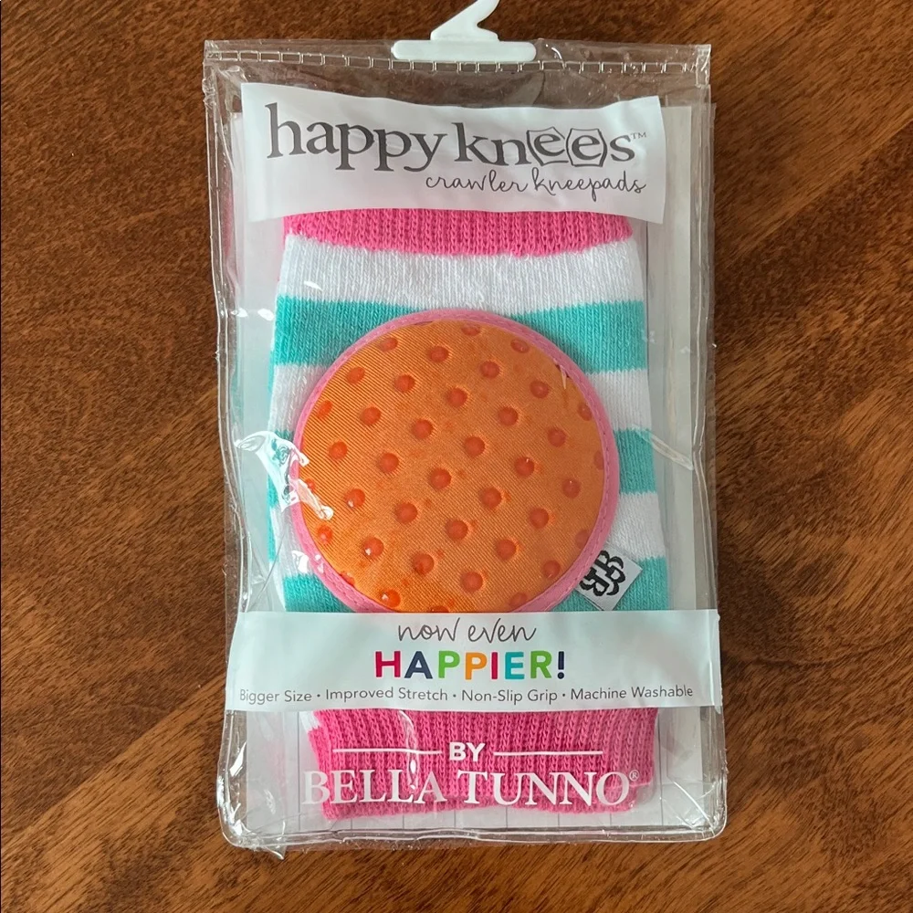 Bella Tunno Happy Knees Crawler Kneepads - Pink, Orange, and White